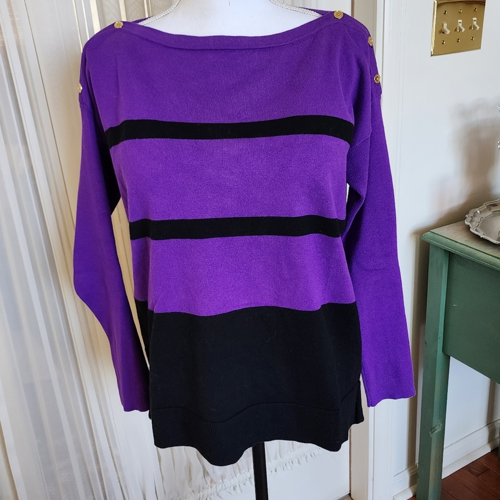 Lauren boatneck cotton sweater